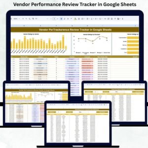 Vendor Performance Review Tracker in Google Sheets