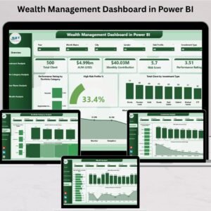 Wealth Management Dashboard in Power BI