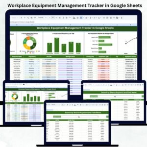 Workplace Equipment Management Tracker in Google Sheets