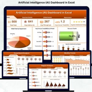 Artificial Intelligence (AI) Dashboard in Excel