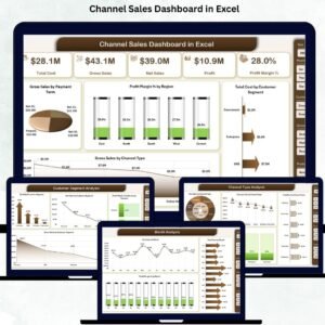 Channel Sales Dashboard in Excel