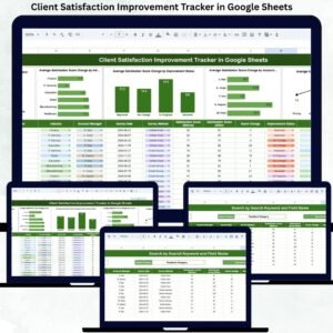 Client Satisfaction Improvement Tracker in Google Sheets