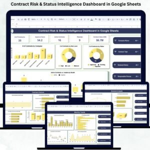 Contract Risk & Status Intelligence Dashboard in Google Sheets