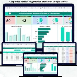 Corporate Retreat Registration Tracker in Google Sheets