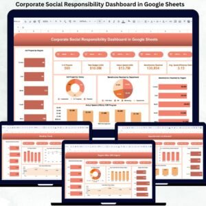 Corporate Social Responsibility Dashboard in Google Sheets