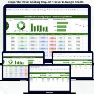 Corporate Travel Booking Request Tracker in Google Sheets