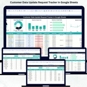 Customer Data Update Request Tracker in Google Sheets