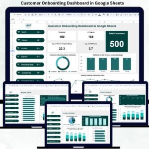 Customer Onboarding Dashboard in Google Sheets