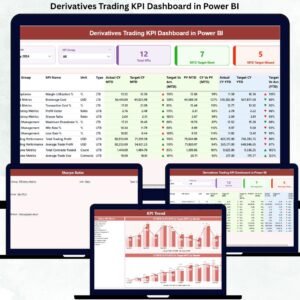 Derivatives Trading KPI Dashboard in Power BI