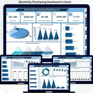 Electricity Purchasing Dashboard in Excel