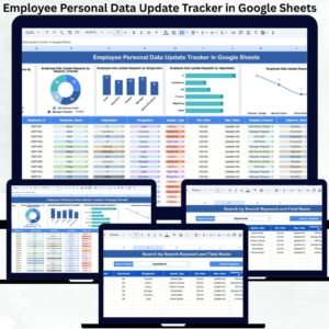 Employee Personal Data Update Tracker in Google Sheets