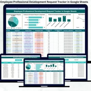 Employee Professional Development Request Tracker in Google Sheets