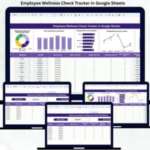 Employee Wellness Check Tracker in Google Sheets