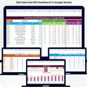 Exit Interview KPI Dashboard in Google Sheets