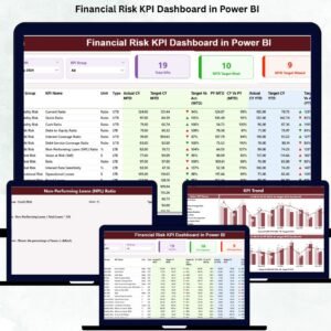 Financial Risk KPI Dashboard in Power BI