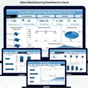 Glass Manufacturing Dashboard in Excel