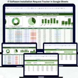 IT Software Installation Request Tracker in Google Sheets