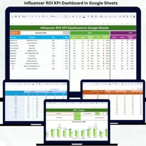 Influencer ROI KPI Dashboard in Google Sheets