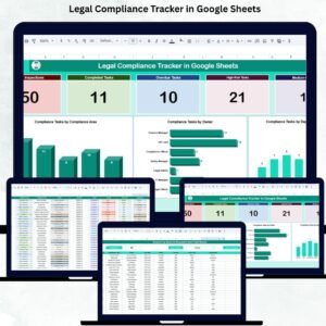 Legal Compliance Tracker in Google Sheets