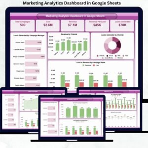 Marketing Analytics Dashboard in Google Sheets