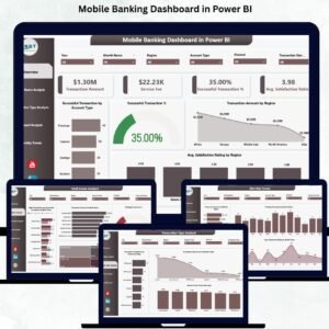 Mobile Banking Dashboard in Power BI