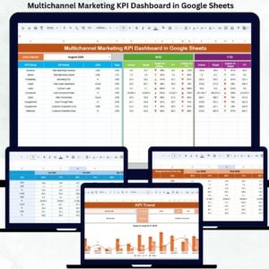 Multichannel Marketing KPI Dashboard in Google Sheets