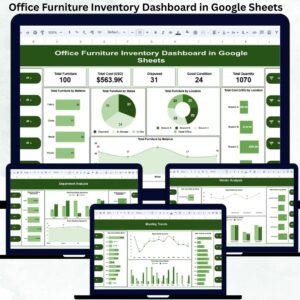Office Furniture Inventory Dashboard in Google Sheets