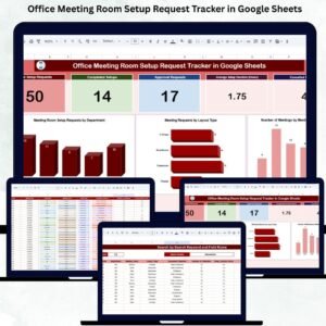 Office Meeting Room Setup Request Tracker in Google Sheets