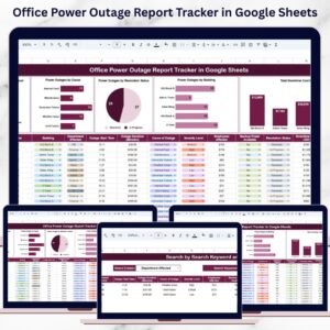 Office Power Outage Report Tracker in Google Sheets