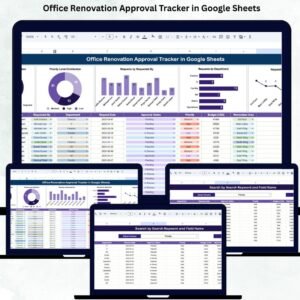Office Renovation Approval Tracker in Google Sheets