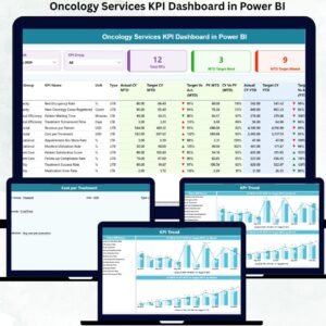 Oncology Services KPI Dashboard in Power BI