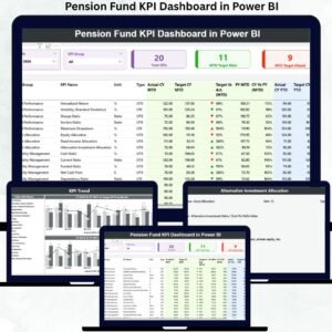 Pension Fund KPI Dashboard in Power BI