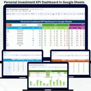 Personal Investment KPI Dashboard in Google Sheets