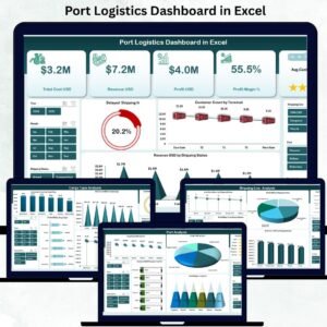Port Logistics Dashboard in Excel