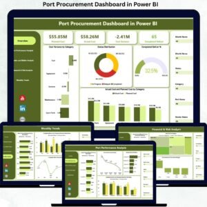Port Procurement Dashboard in Power BI