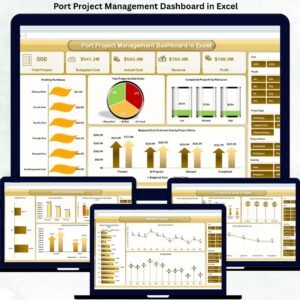 Port Project Management Dashboard in Excel