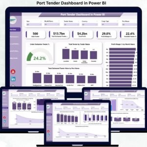 Port Tender Dashboard in Power BI
