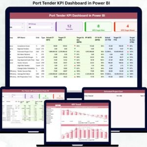 Port Tender KPI Dashboard in Power BI