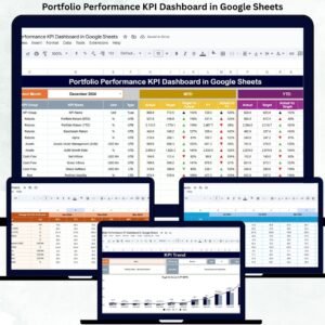 Portfolio Performance KPI Dashboard in Google Sheets