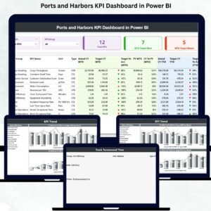 Ports and Harbors KPI Dashboard in Power BI