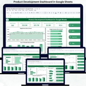 Product Development Dashboard in Google Sheets