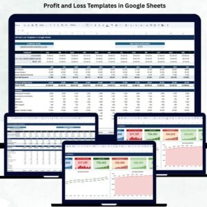 Profit and Loss Templates in Google Sheets