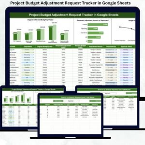 Project Budget Adjustment Request Tracker in Google Sheets