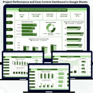 Project Performance and Cost Control Dashboard in Google Sheets