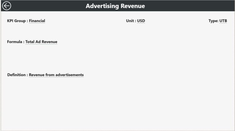 Public Broadcasting KPI Dashboard in Power BI - Next Gen Templates