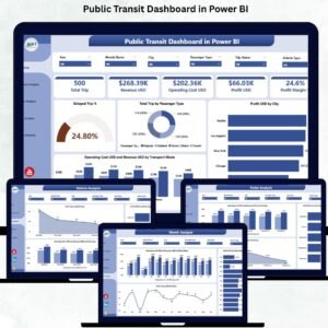 Public Transit Dashboard in Power BI