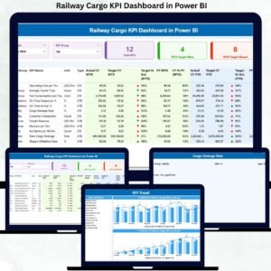 Railway Cargo KPI Dashboard in Power BI