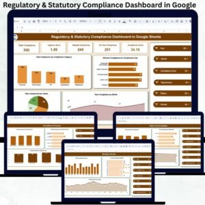 Regulatory & Statutory Compliance Dashboard in Google Sheets