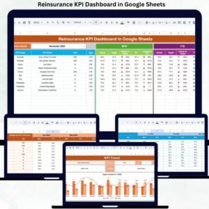 Reinsurance KPI Dashboard in Google Sheets