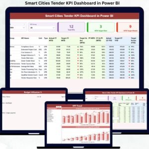 Smart Cities Tender KPI Dashboard in Power BI